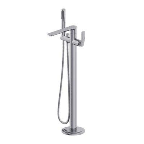 Streamline Synergii Free Standing Bath Mixer With Handshower Rose Gold