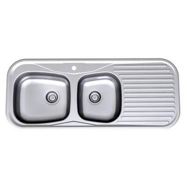 Stylus Radiant 1200mm 1.75 Flushline Sink R175.3 3 Tap Hole  Left Hand