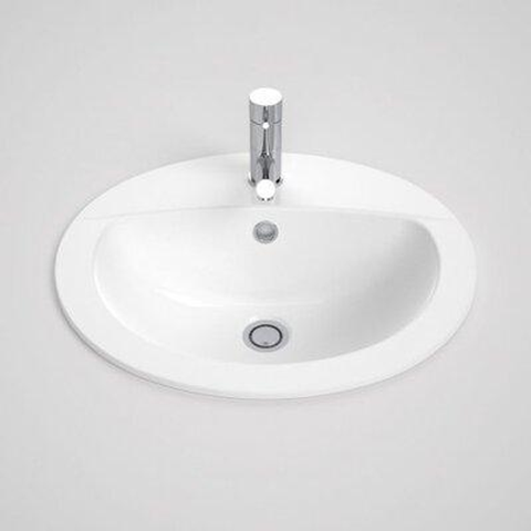 Stylus Venecia Drop In Vanity Basin 1Th White