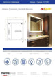 Bcklit Rctangl Mirror W'Out Border Cool 900X750X45mm 55W-Incl Mirror Demstr(Thermogrp - Burdens Plumbing