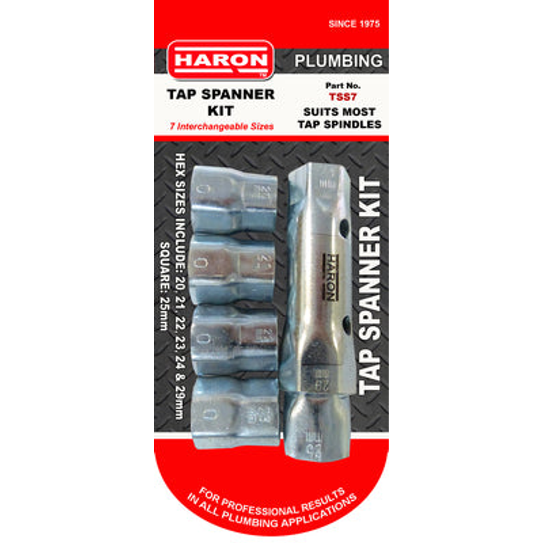 Haron 7 Piece Interchangeable Tap Spanner Kit  Tss7