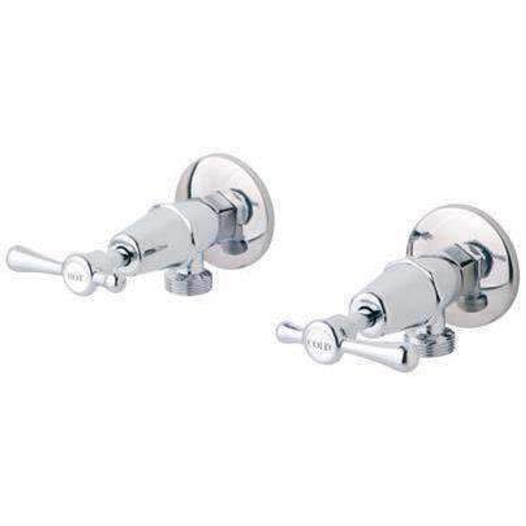 Aspire Zodiac II Chrome Lever Washing Machine Stop Set