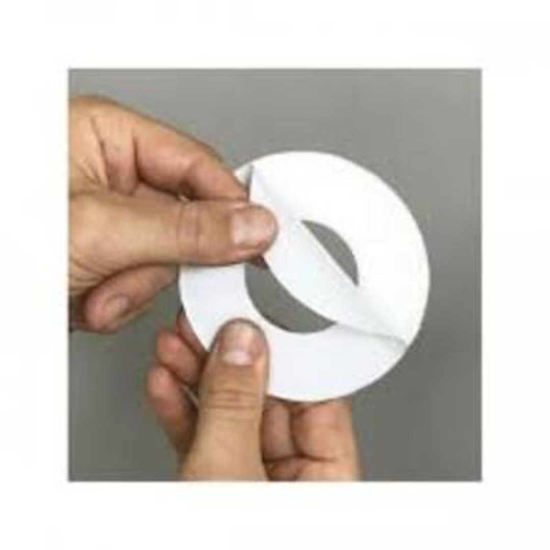COVER PLATE PLASTIC SELF ADHESIVE 12MM BSP