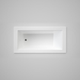 Caroma Newbury Island Bath White  1675mm
