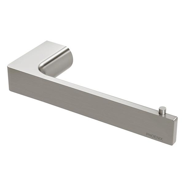 Phoenix Gloss Toilet Roll Holder Brushed Nickel Gs892-40