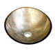 Gold Oval Glass Basin
