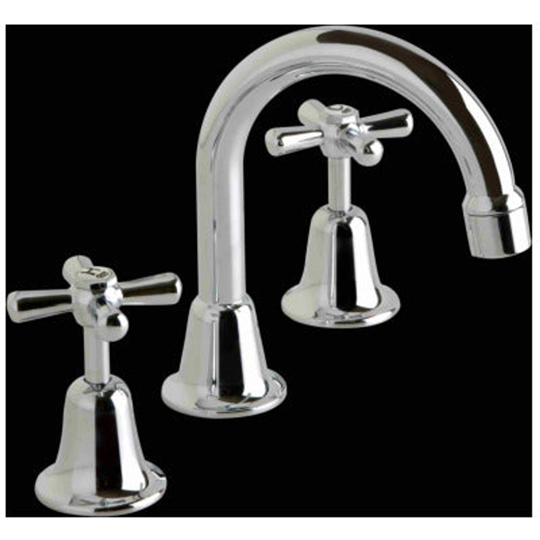 Ram Dorset Basin Set Swvl Gooseneck Spout Chrome