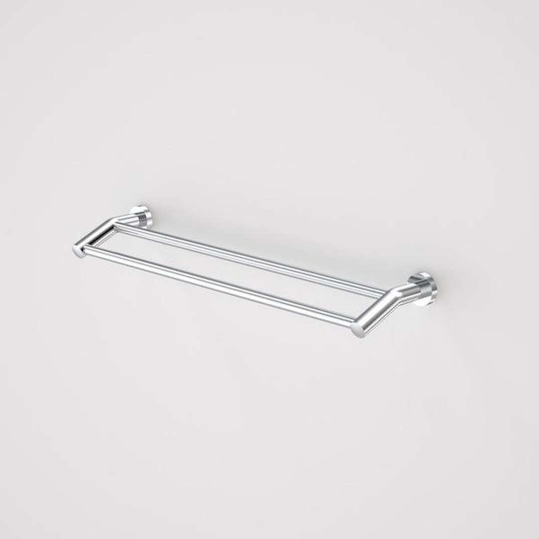 Caroma Cosmo Metal Double Towel Rail 600mm Chrome