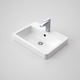 Caroma Basa Inset Basin 1 Tap Hole White