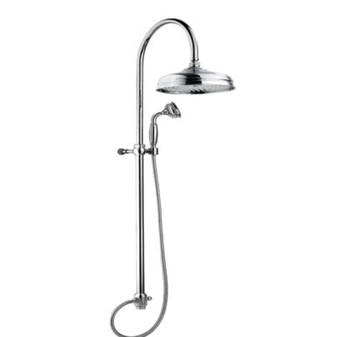 Canterbury Shower Column With 220 Rose & H/Shower Kitchen Mixer Standard Finish