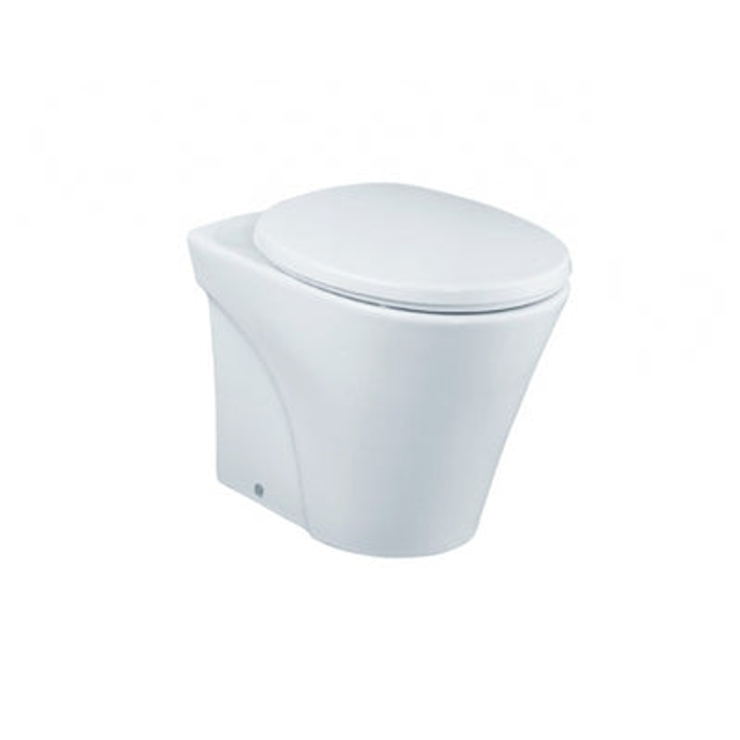 Toto Avante Wall Faced Toilet W/ Bracket For Concealed Cistern 4.5/3Ltrs Cw824Npjt2Ws#W