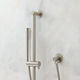 Bestlink New York Slim Shower On Rail Set Brushed Nickel