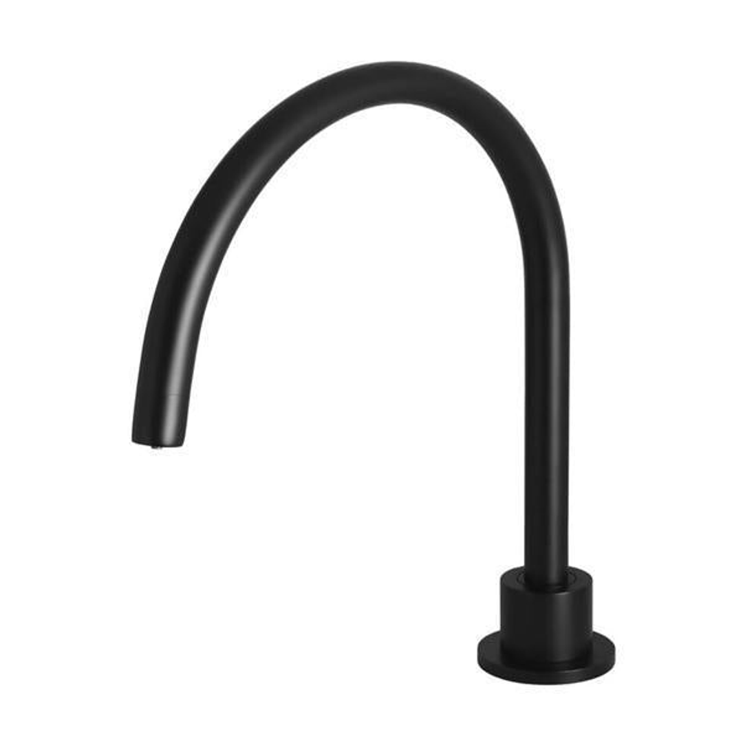 Meir Round High Rise Swivel Hob Spout - Matte Black