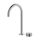 Streamline Vierra 2 Hole Fixed Arch Spout Basin Mixer Brushed Rose Gold