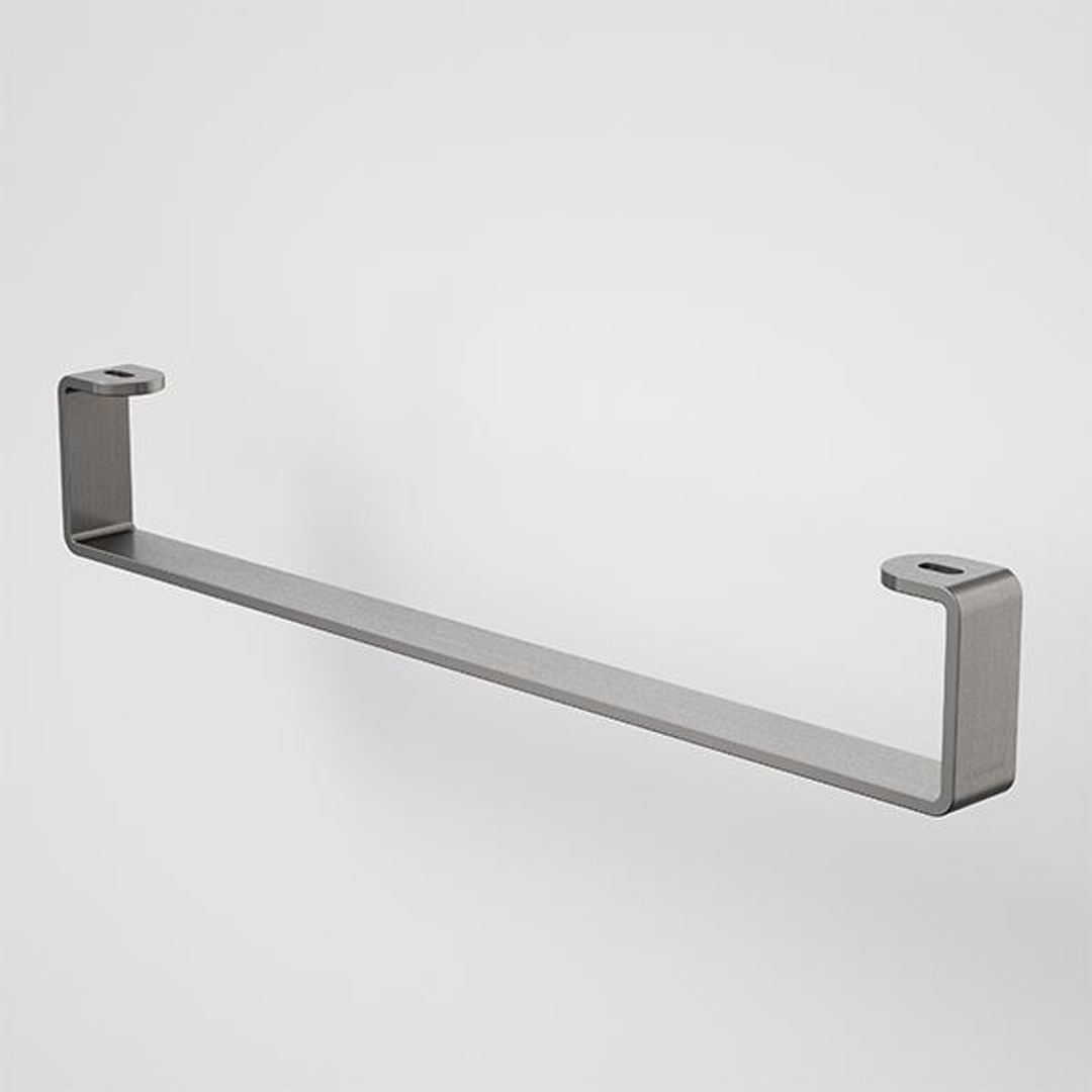 Caroma Urbane II Hand Wall Basin Integrated Rail Gunmetal