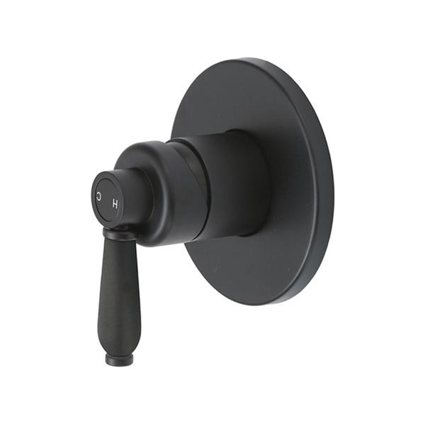 Fienza Eleanor Wall Mixer Matte Black/Matte Black 202101Bl