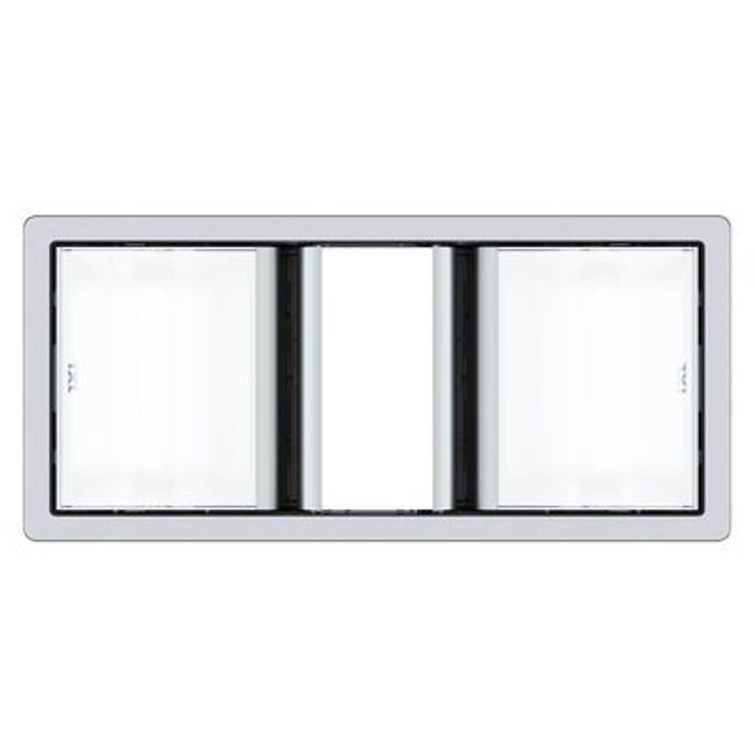 Ixl Luminate Dual Tastic Dual Lamp Plug & Play Wall Switch Silver 32412