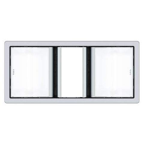 Ixl Luminate Dual Tastic Dual Lamp Plug & Play Wall Switch Silver 32412