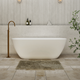 Cassa Design Rec Slimline Bath Gloss White 1700mm