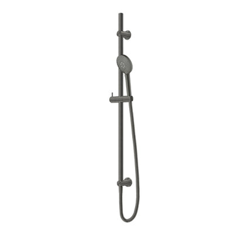 Aquas Neu 2.0 Single Rail Shower Gun Metal Ba0425Gm