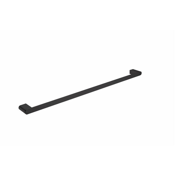 Nero Bianca Single Towel Rail 800Mm Matt Black