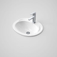 Caroma Concorde 500 Vanity Basin White 1 Tap Hole