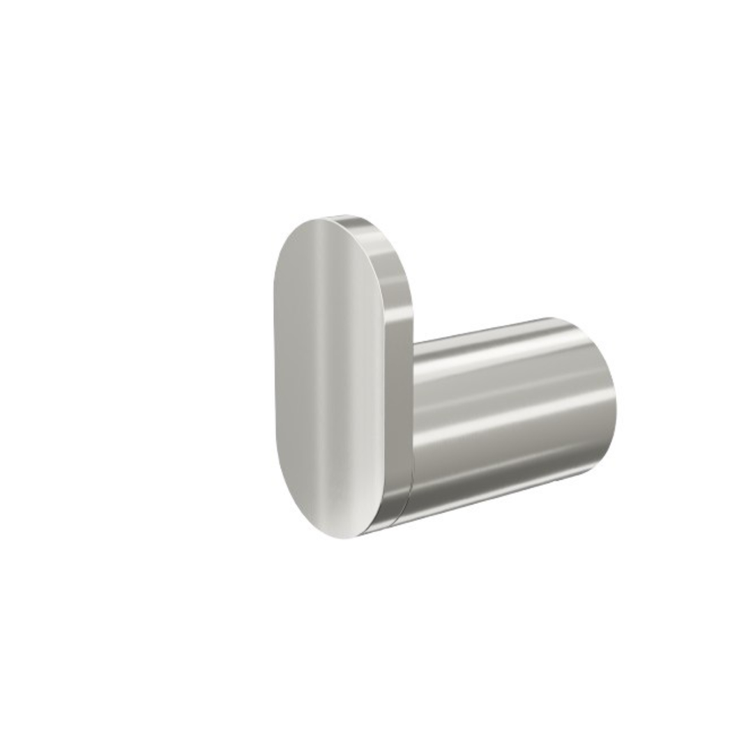 Linsol Circle Single Robe Hook - Brushed Nickel