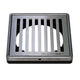 Allproof Elegance 100mm Cyclone S/S 5 Straight Fl Grate - Burdens Plumbing