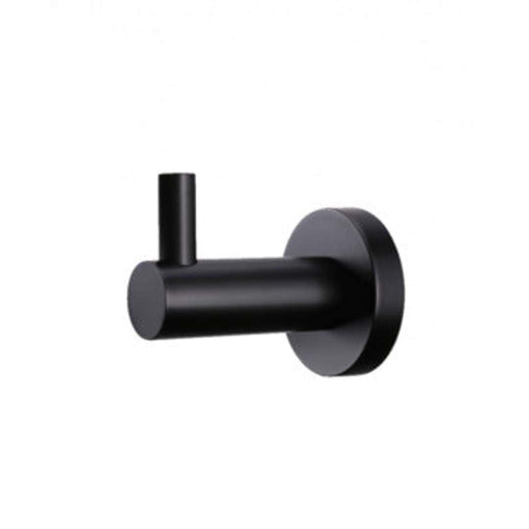 Bestlink Nirvana Compact Single Robe Hook Matte Black