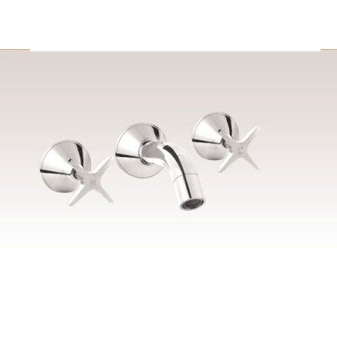 Ostar Lyn Bath Set Chrome