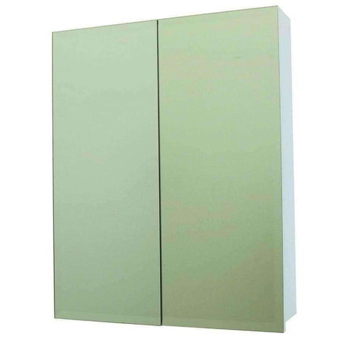 Castano Florence 600mm Mirrored Wall Cabinet White