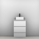 Timberline Oxbow Vanity 1200mm 20mm Silk Surface Top With Ceramic Basin Floorstanding
