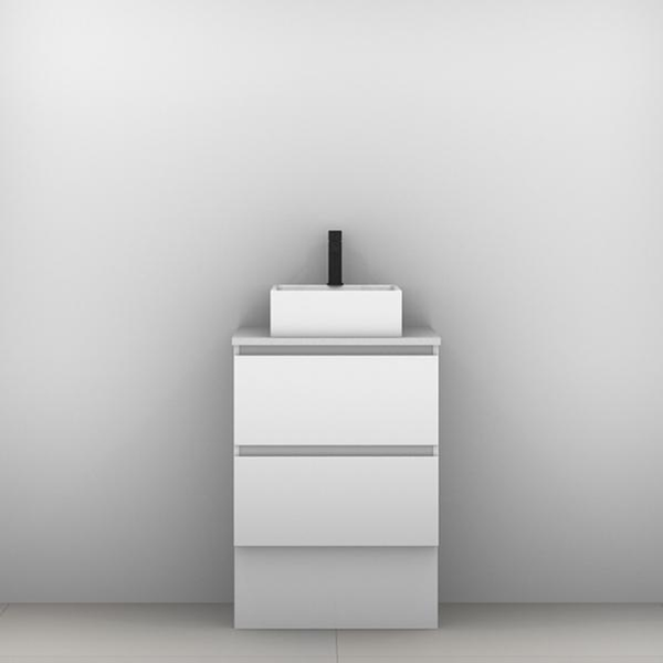 Timberline Oxbow Vanity 1200mm 20mm Silk Surface Top With Ceramic Basin Floorstanding