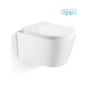 Bnk Naga Bl-104N-Wht Rimless Wall Hung Pan Only