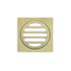 Meir Square Floor Grate Shower Drain 80Mm Outlet Tiger Bronze