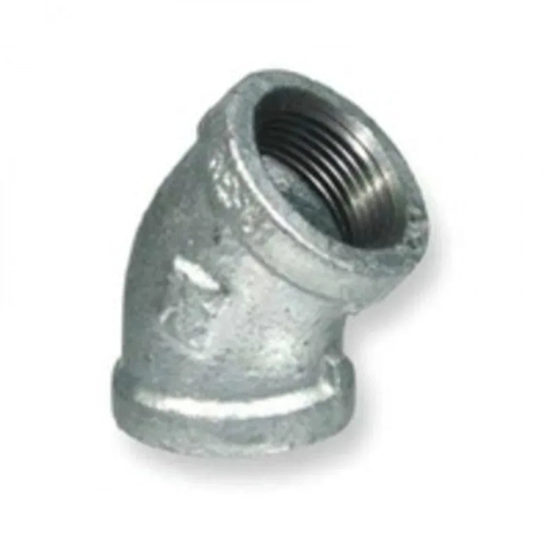 100MM ELBOW 45DEG FF GALV