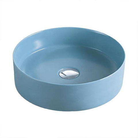 Fienza Reba Ceramic Above Counter Basin - Matte Blue