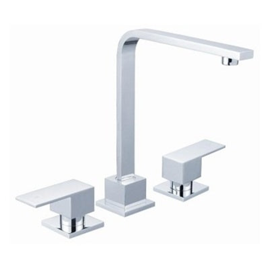 Aussie Life Square Handle Hob Sink Set Chrome Tps-202