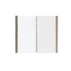 Belbagno Alexandra shaving cabinet Gloss White 760x660x160