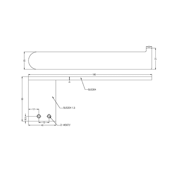 Nero Bianca Toilet Roll Holder Matt Black