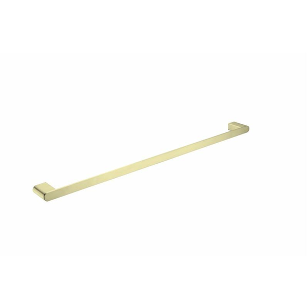 Nero Bianca Single Towel Rail 800Mm Brushed Gold