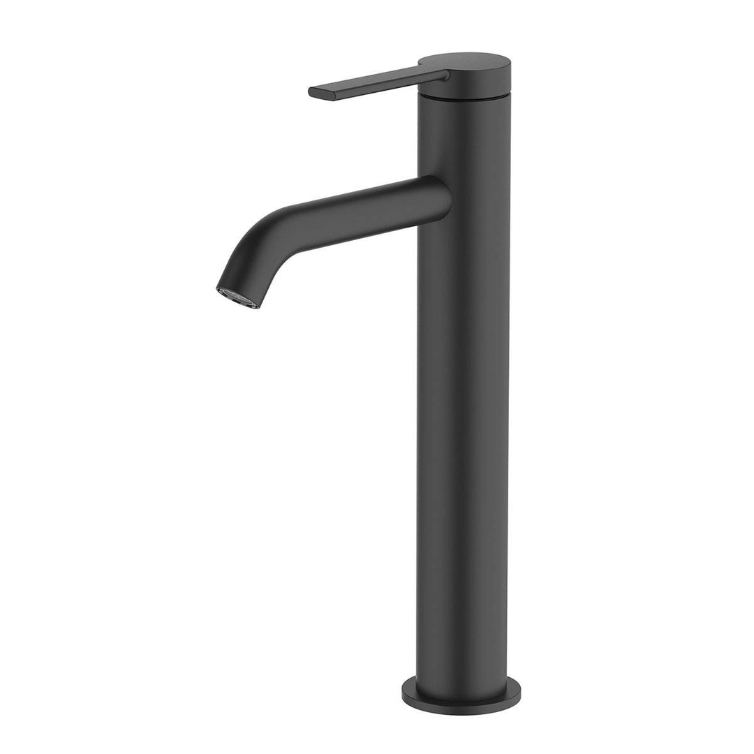 Greens Optima Tower Basin Mixer Matte Black