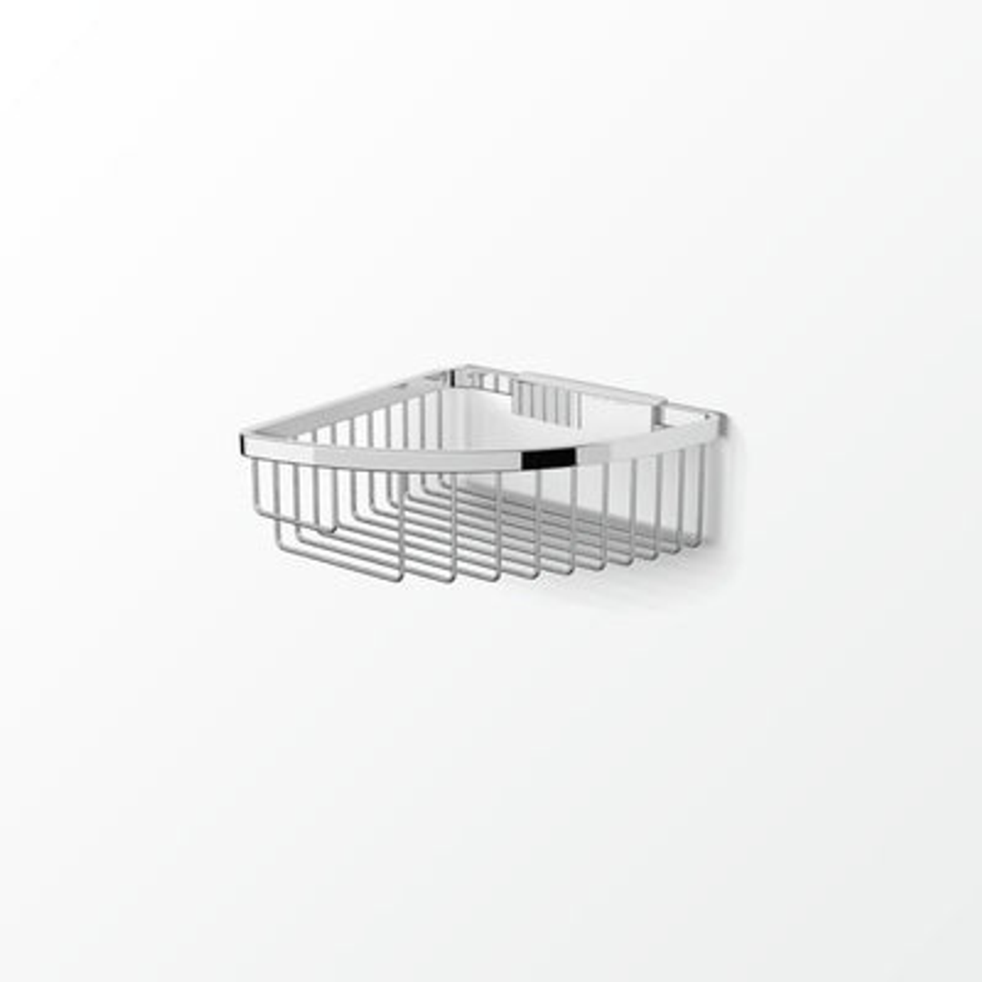 Avenir Universal Large Detachable Corner Soap Basket Chrome