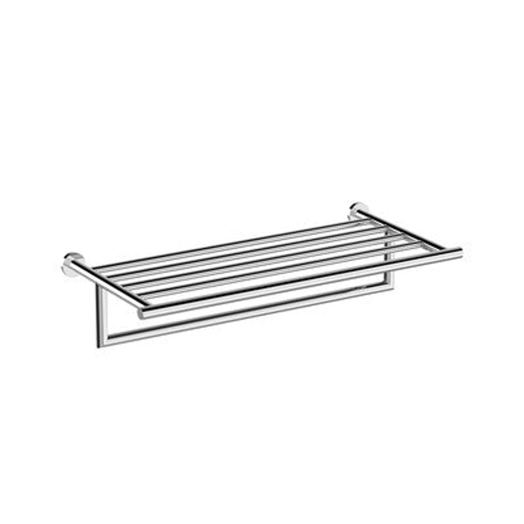 Streamline Axus Towel Rack With Rail - Chrome