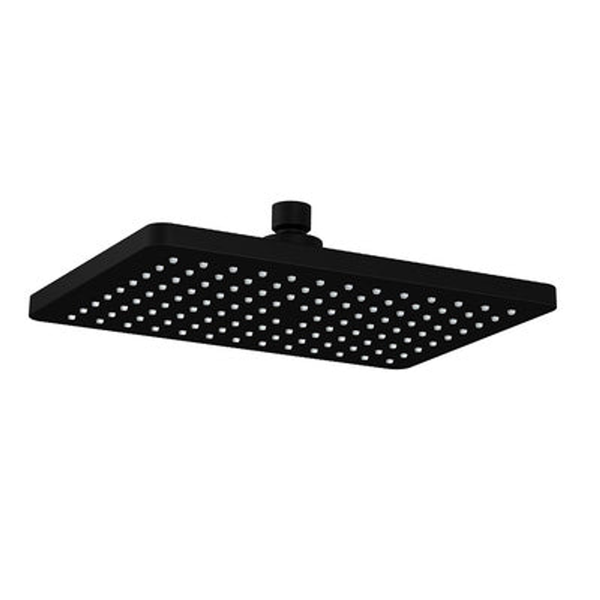 Collis Bakara Rect Shower Head 260Mm X 188Mm Matte Black D04011B