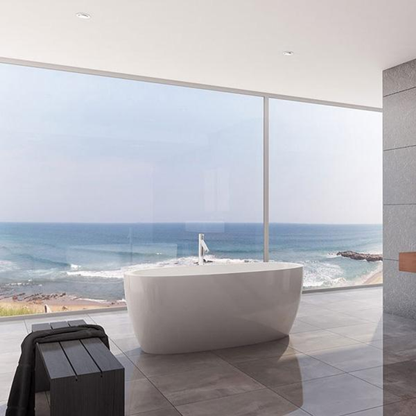 Decina Sheraton Bath White 1595mm