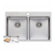 Oliveri Pressed Double Bowl Inset Sink