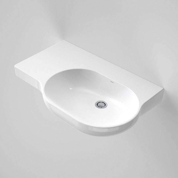 Caroma Opal 720 Wall Basin Left Hand White 1 Tap Hole