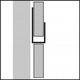 Mr. Wet Wall 10Mm End Cap Trim 2400Mm Grey