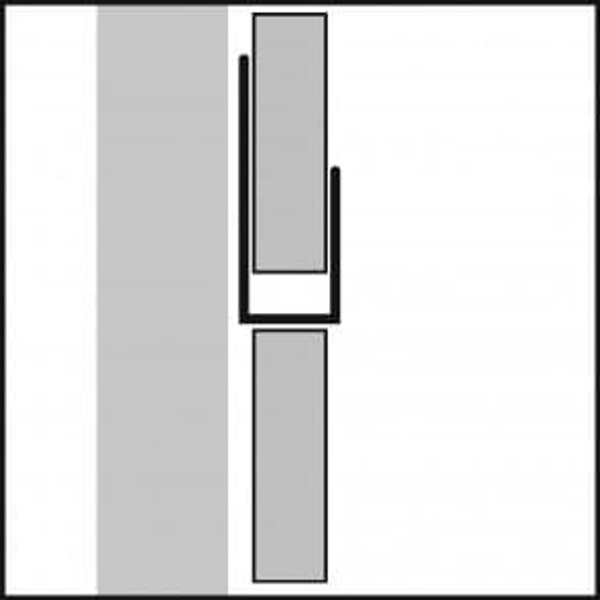 Mr. Wet Wall 10Mm End Cap Trim 2400Mm Grey